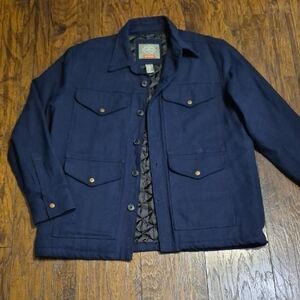 St. John's Bay Navy Quilted Military Field Jacket